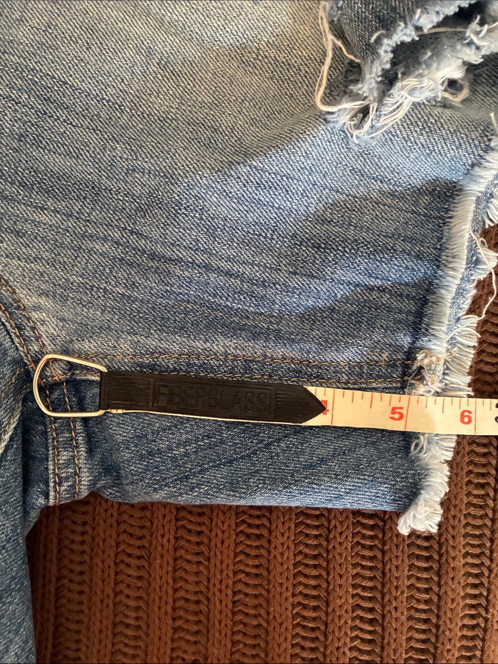 Joe's Jeans Light Blue Distressed Denim Shorts - Picture 11 of 11